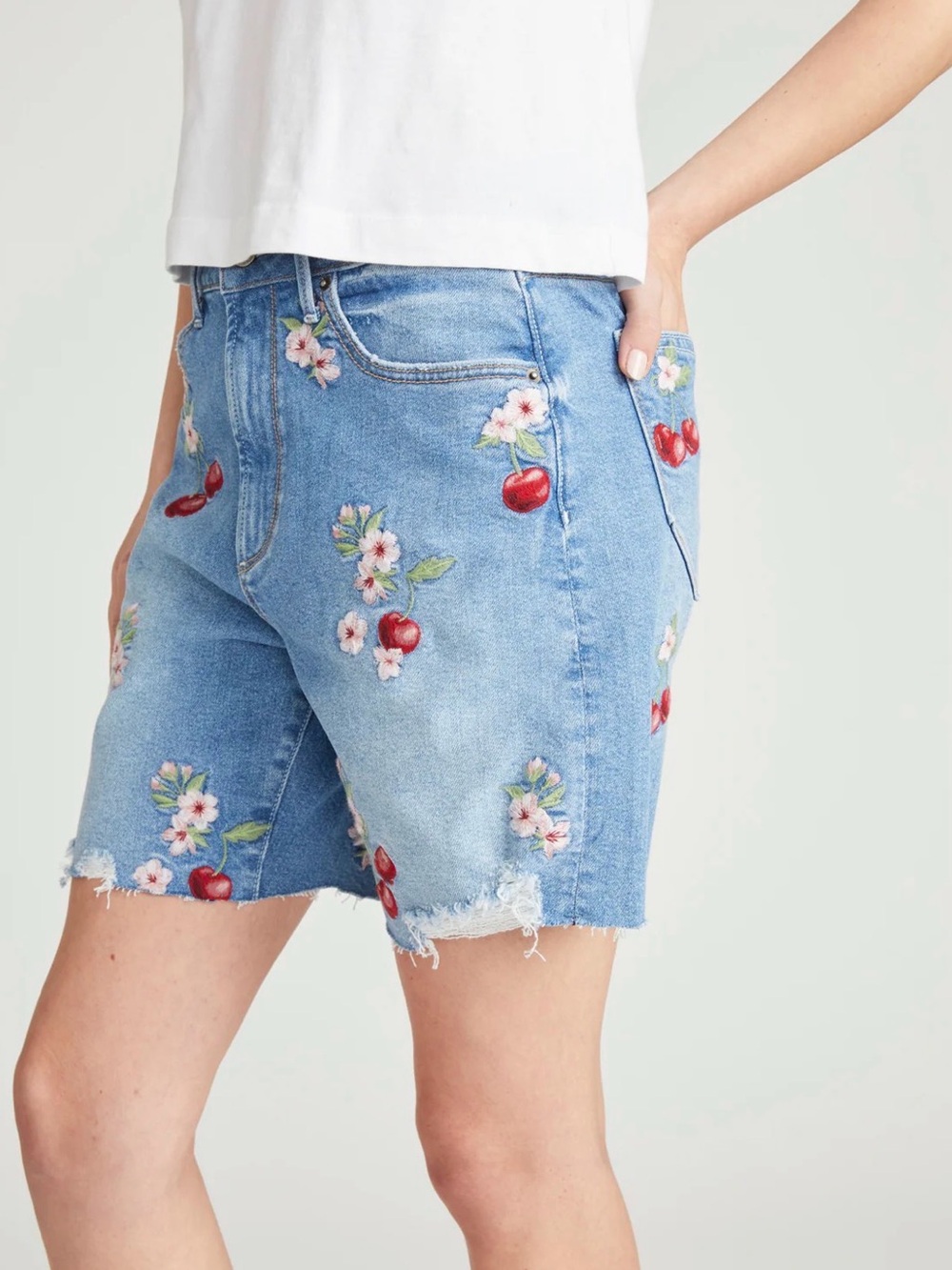 Brand New with Tags Driftwood shorts with Cherry on the Top embroidery sz 26